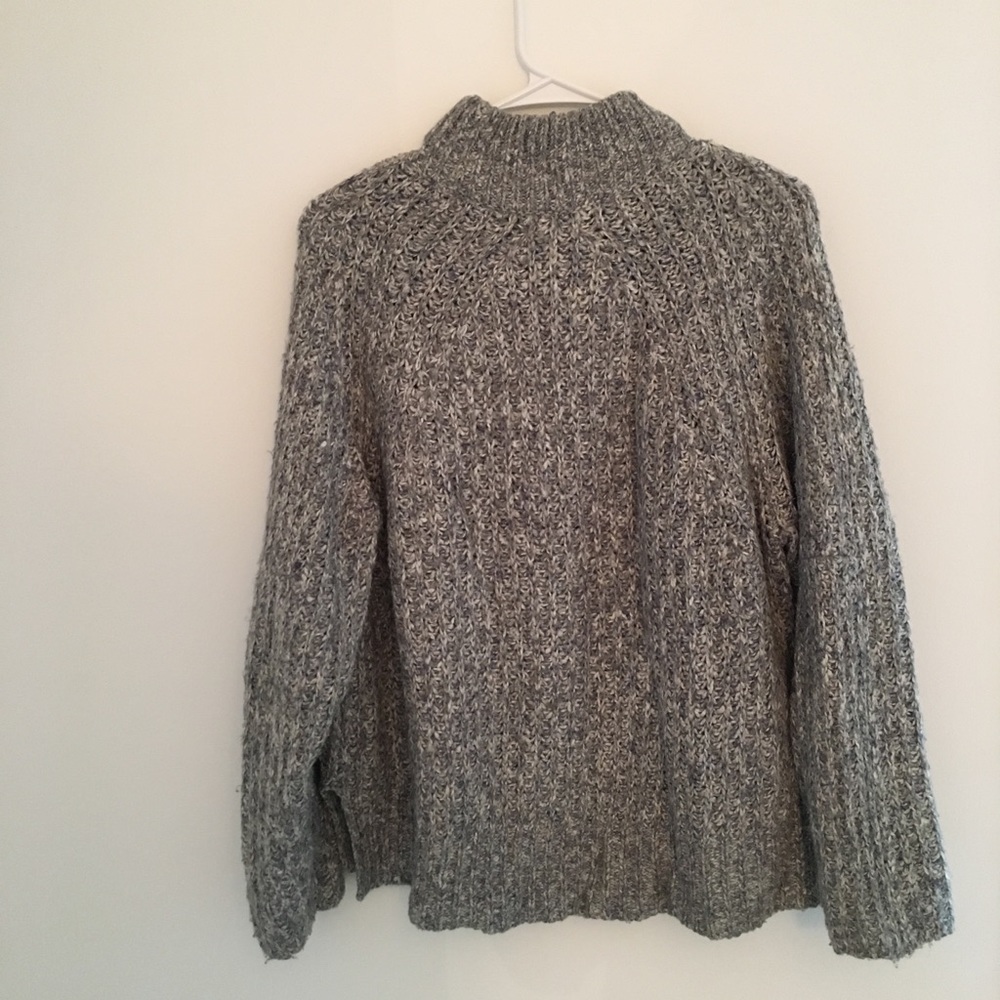 Silence + Noise grey knit sweater